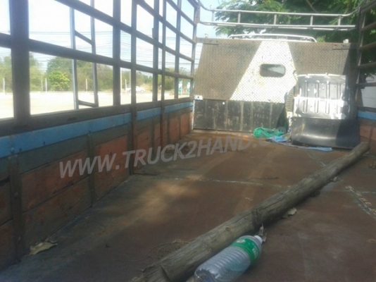 รถบรรทุก 6 ล้อ กระบะรั้ว ISUZU NKR  เครื่อง 4BE1 110 แรงม้า 4 สูบ รถปีจดทะเบียน 2534