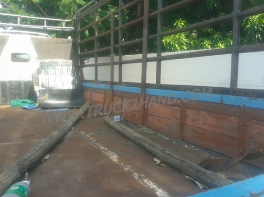 รถบรรทุก 6 ล้อ กระบะรั้ว ISUZU NKR  เครื่อง 4BE1 110 แรงม้า 4 สูบ รถปีจดทะเบียน 2534