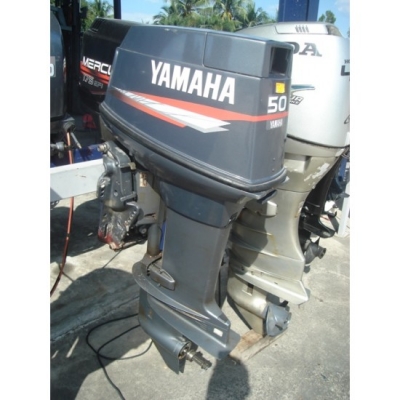 ขายเครื่องยนต์เรือมือสอง Yamaha 50 แรงม้า 2 จังหวะ จากญี่ปุ่น