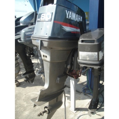 ขายเครื่องยนต์เรือมือสอง Yamaha 80 แรงม้า 2 จังหวะ จากญี่ปุ่น