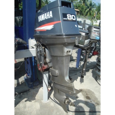 ขายเครื่องยนต์เรือมือสอง Yamaha 80 แรงม้า 2 จังหวะ จากญี่ปุ่น