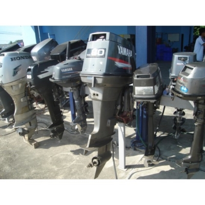 ขายเครื่องยนต์เรือมือสอง Yamaha 80 แรงม้า 2 จังหวะ จากญี่ปุ่น