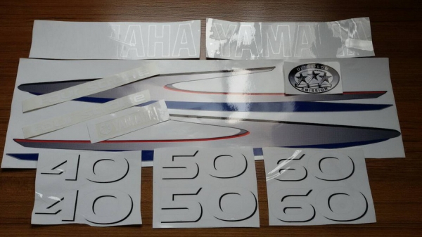 ชุดสติกเกอร์ติดเครื่อง YAMAHA HONDA Outboard