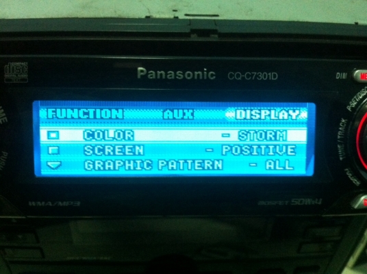 Panasonis CQ-C7301D 24Bit 4V MP3 CD AUX 3ปรีเอ้า ไฟฟ้า กราฟฟิกน้าจอ เปลี่ยนสีไฟหน้าจอ ปรับระดับหน้าจอ3ระดับ คุมกล่องCD สภาพสวย มือ2 ญี่ปุ่น Panasonis CQ-C7301D 24Bit 4V MP3 CD AUX 3ปรีเอ้า ไฟฟ้า กราฟฟิกน้าจอ เปลี่ยนสีไฟหน้าจอ ปรับระดับหน้าจอ3ระดับ คุมกล่องCD สภาพสวย มือ2 ญี่ปุ่น