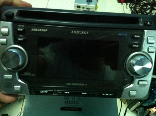 ADDZEST ADB345MP MP3 เทป AUX กราฟฟิกEQ ไม่มีปรีเอ้า มือ2 ญี่ปุ่น