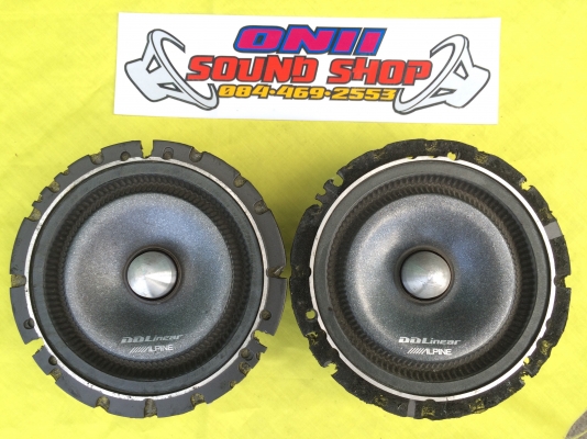 ลำโพง Alpine ตระกูล DDLinear รุ่น DLC-167R ลำโพงแยกชิ้น 2 ทาง กรวยกระดาษ