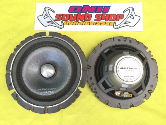 ลำโพง Alpine ตระกูล DDLinear รุ่น DLC-167R ลำโพงแยกชิ้น 2 ทาง กรวยกระดาษ ลำโพง Alpine ตระกูล DDLinear รุ่น DLC-167R ลำโพงแยกชิ้น 2 ทาง กรวยกระดาษ