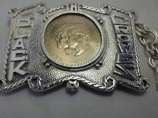 หัวเข็มขัดเงินแท้