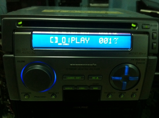 Pioneer FH-P9900MD CD MD สไลด์ไฟฟ้า 2ปรีเอ้า คุมกล่องCD สภาพสวย มือ2 ญี่ปุ่น