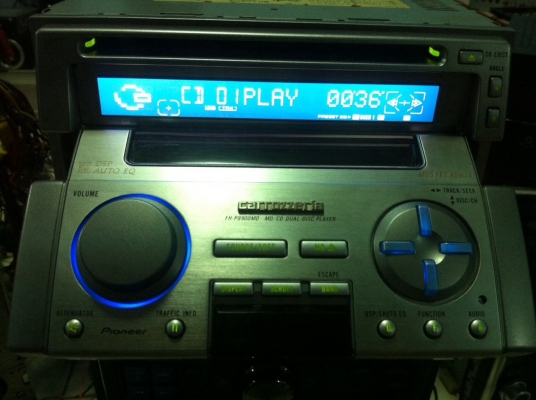 Pioneer FH-P9900MD CD MD สไลด์ไฟฟ้า 2ปรีเอ้า คุมกล่องCD สภาพสวย มือ2 ญี่ปุ่น