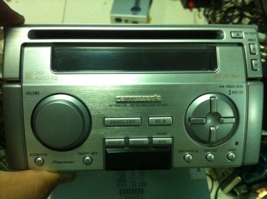 Pioneer FH-P9900MD CD MD สไลด์ไฟฟ้า 2ปรีเอ้า คุมกล่องCD สภาพสวย มือ2 ญี่ปุ่น