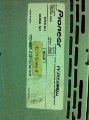 Pioneer FH-P050MDzz MP3 CD MD 1ปรีเอ้า มือ2 ญี่ปุ่น