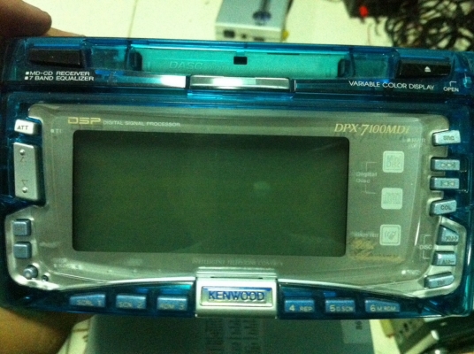 KENWOOD DPX-700MD รุ่นครบรอบ20ปีKENWOOD CD MD กราฟฟิกหน้าจอ หน้าจอเปลี่ยนสีไฟได้ 1ปรีเอ้า คุมกล่องCD มือ2 ญี่ปุ่น