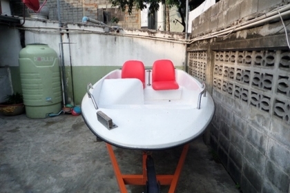 ขาย เรือไฟเบอร์ 13 ฟุตพร้อมเทเลอร์ สภาพสวย ราคา 48,000