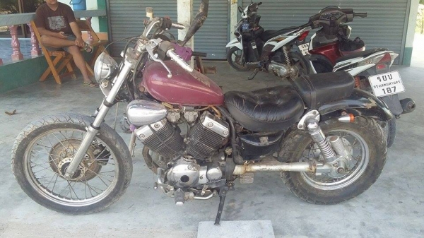 ขายหรือแลก YAMAHA วีราโก้ 400cc. แลกรถยนต์ ลองดูคับ ท่าขาย 23000 คับ รถอินวอย์