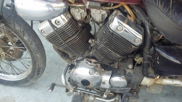 ขายหรือแลก YAMAHA วีราโก้ 400cc. แลกรถยนต์ ลองดูคับ ท่าขาย 23000 คับ รถอินวอย์