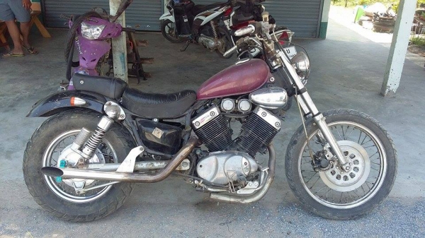 ขายหรือแลก YAMAHA วีราโก้ 400cc. แลกรถยนต์ ลองดูคับ ท่าขาย 23000 คับ รถอินวอย์