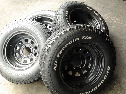 ล้อลาย Rock + BF All 265/75/16 ปี11 สวยๆ 1ชุด