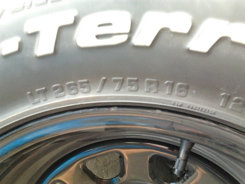 ล้อลาย Rock + BF All 265/75/16 ปี11 สวยๆ 1ชุด