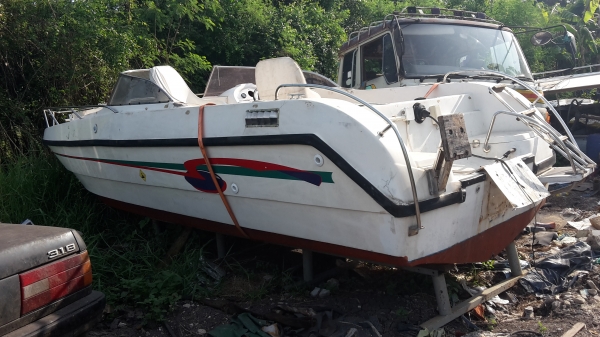 ขายครับโครงเรือ23ฟุต สภาพดีมากไม่มีเวลาทำไม่มีเครื่องขายถูกครับ 95000 บาทเท่านั้น