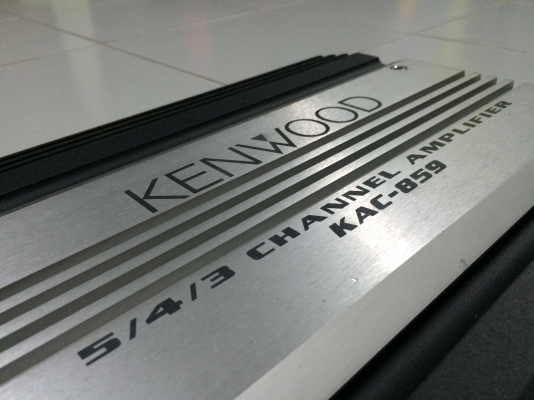 เพาเวอร์แอมป์ Kenwood รุ่น KAC-859 แอมป์มือสองญี่ปุ่น 5/4/3 Ch 720 Watt Max ผลิตที่ Mexico