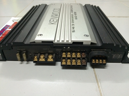 เพาเวอร์แอมป์ Kenwood รุ่น KAC-859 แอมป์มือสองญี่ปุ่น 5/4/3 Ch 720 Watt Max ผลิตที่ Mexico