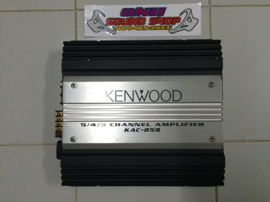 เพาเวอร์แอมป์ Kenwood รุ่น KAC-859 แอมป์มือสองญี่ปุ่น 5/4/3 Ch 720 Watt Max ผลิตที่ Mexico