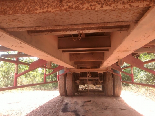 ขายหางพ่วง ไทยเทรลเลอร์. พื้นเรียบ 2 เพลา.  ปี 46   (  มีขาย 2 หาง. )   สนใจติดต่อ  081 - 6079515