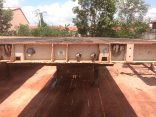 ขายหางพ่วง ไทยเทรลเลอร์. พื้นเรียบ 2 เพลา.  ปี 46   (  มีขาย 2 หาง. )   สนใจติดต่อ  081 - 6079515