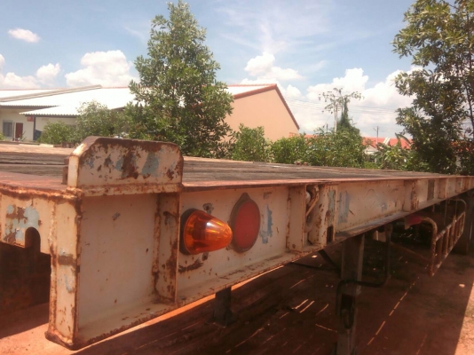 ขายหางพ่วง ไทยเทรลเลอร์. พื้นเรียบ 2 เพลา.  ปี 46   (  มีขาย 2 หาง. )   สนใจติดต่อ  081 - 6079515