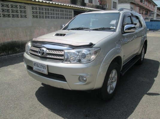 ขายToyota Fortuner 3.0V AT TOP ปลายปี08.  อ.ว.ท.ม.เพาเวอร์ ไฟฟ้า AIRBAG-ABS เบาะหนังแท้ ขับเคลื่อน2ล้อ เครื่อง3.0Vดีเซล เกียร์ออโต้ ใช้น้อย120,000โลแท้ เช็คศูนย์ มีประกันชั้น1 ไม่เคยเฉี่ยวชน สภาพดีมาก ขาย630,000  T.02-4133976,02-4552172,097-2425087