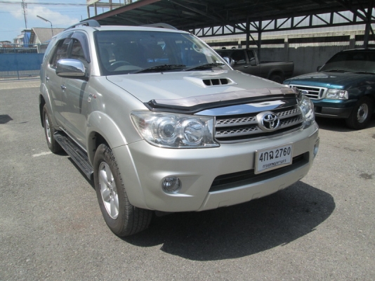 ขายToyota Fortuner 3.0V AT TOP ปลายปี08.  อ.ว.ท.ม.เพาเวอร์ ไฟฟ้า AIRBAG-ABS เบาะหนังแท้ ขับเคลื่อน2ล้อ เครื่อง3.0Vดีเซล เกียร์ออโต้ ใช้น้อย120,000โลแท้ เช็คศูนย์ มีประกันชั้น1 ไม่เคยเฉี่ยวชน สภาพดีมาก ขาย630,000  T.02-4133976,02-4552172,097-2425087