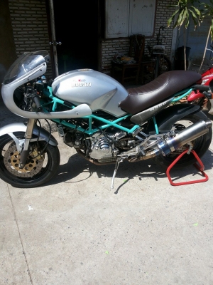 ทำใจขายคับ  รับแลกเทริน ลูกรัก ducati m900 เอกสาร อินวอยแท้ๆ สภาพตามรูปเลยคับ ขอขาย95000คับ สนใจรายละเอียดเพิ่มเติม Line: nooksh. Tel. 0903120561 อยู่ ฉะเชิงเทราคับ