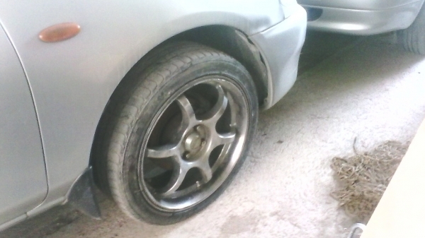 ขาย ล้อแม็ก ขอบ17" 4รู พร้อมยาง80\% ขาย ล้อแม็ก ขอบ17" 4รู พร้อมยาง80\%