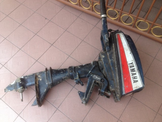 เครื่องเรือ YAMAHA 8 เเรงของมาจากญี่ปุ่นตามสภาพเป็นอะไหล่