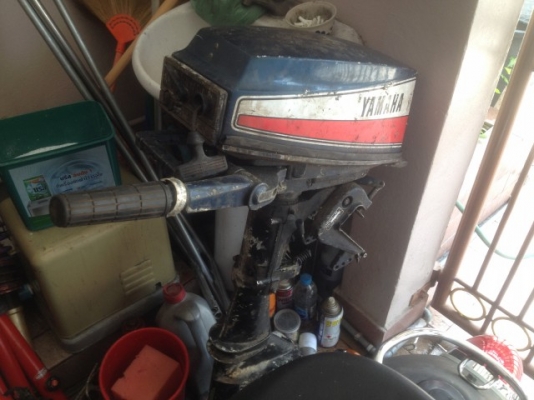 เครื่องเรือ YAMAHA 8 เเรงของมาจากญี่ปุ่นตามสภาพเป็นอะไหล่
