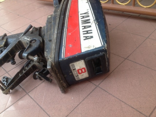 เครื่องเรือ YAMAHA 8 เเรงของมาจากญี่ปุ่นตามสภาพเป็นอะไหล่