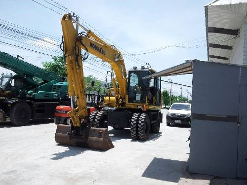 PW130-7K # K40061 : รถขุดล้อยาง Komatsu โทร.กุ้ง:0813062283