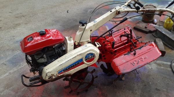 รถพรวนดิน สาดเดิน ปรับสภาพแล้วพร้อมใช้งาน