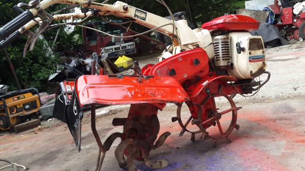 รถพรวนดิน สาดเดิน ปรับสภาพแล้วพร้อมใช้งาน