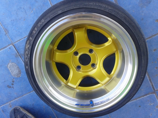 ขายล้อแม็กพร้อมยาง แม็ก w work s1c ขอบ 15