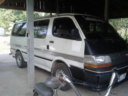 ขายรถตู้ TOYOTA ปี 34 สภาพสวยบางเดิม ภายในสวย คัสซีดีตลอดเส้น ทะเบียนพร้อมโอนครับ