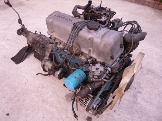 ขายเครื่องยนต์เบนซินขับหลัง Nissan L18 9850 บาท