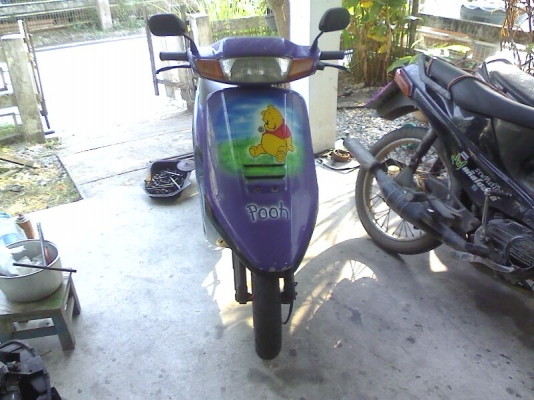 HONDA AF24 มีขาตั้งไฟฟ้าครับ