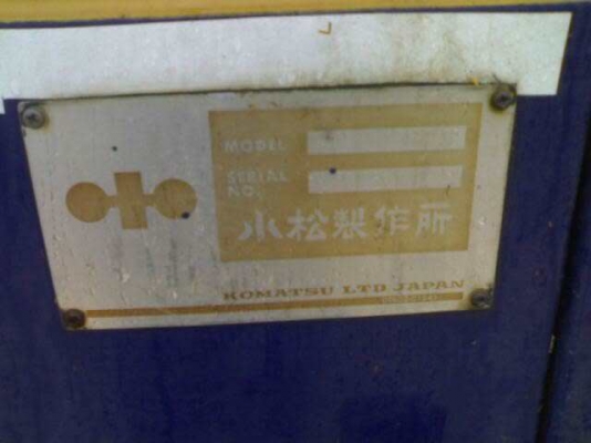 ขายรถแบคโฮKOMATSU pc100-3เครื่องเดิมปั้มเดิมแรงเอวแน่นช่วงล่างดีรถสภาพสวยพร้อมใช้