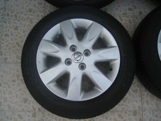 ขายล้อแม็ก Nissan March 15"x5.5" et 50 4 รู 100 +ยางปี 10 (081-3747940) ขายล้อแม็ก Nissan March 15"x5.5" et 50 4 รู 100 +ยางปี 10 (081-3747940)