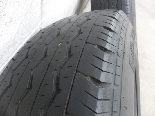 ล้อกะทะ 15นิ้ว 6รู +ยางบริสโตน195R15