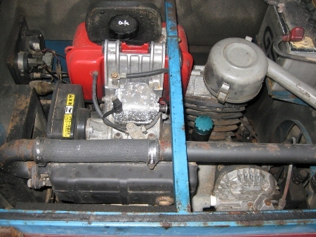 ขาย-เครื่องปั๊มลม MEIJI: APET-37CY เครื่องยนต์ YANMAR ดีเซล มือสองตรงญี่ปุ่น