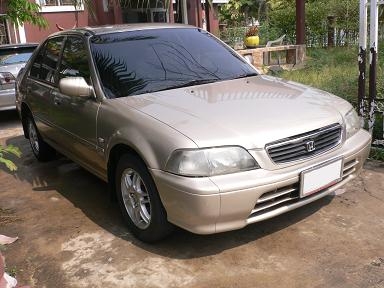 ขายรถเก๋ง HONDA CITY 1.3 EXi ปี 1997 เกียร์ออโต้ ไม่เคยติดแก๊ส สีบรอนซ์ทอง ขายรถเก๋ง HONDA CITY 1.3 EXi ปี 1997 เกียร์ออโต้ ไม่เคยติดแก๊ส สีบรอนซ์ทอง