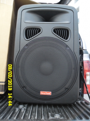 ขายตู้ลำโพง 15" สภาพใหม่แกะกล่อง ขายขาดทุนเลยคราฟ เก็บไว้รกบ้านตู้มันใหญ่